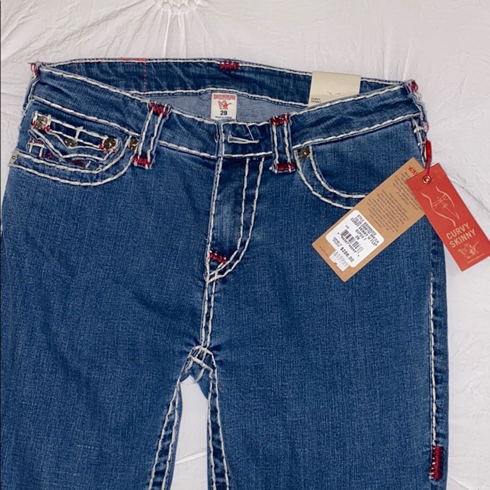 True Religion curvy skinny jeans